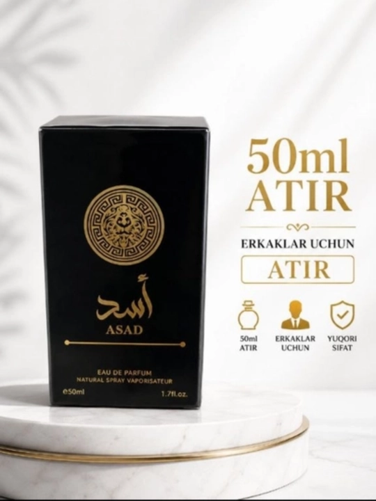 Erkaklar uchun atir, 100 ml, 50 ml
