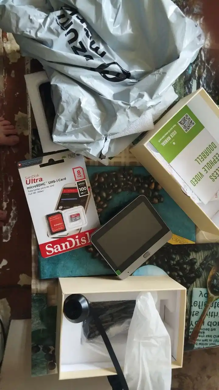 NOVA RH-PD10 Eshik teshigi Wi-Fi, 3 MP kamera, xonadonlar uchun videokuzatuv tizimi