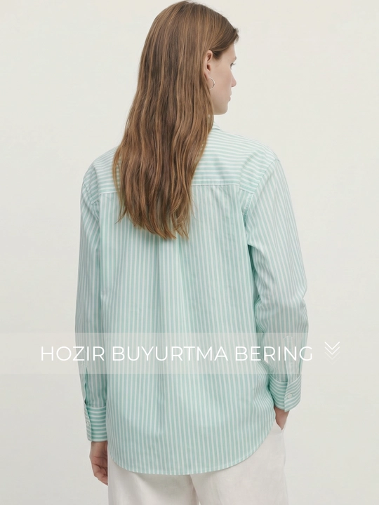 Rubashka ayollar uchun chiziqli – UNCHA STORE