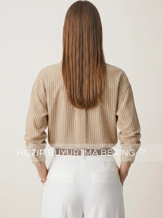 Rubashka ayollar uchun chiziqli – UNCHA STORE