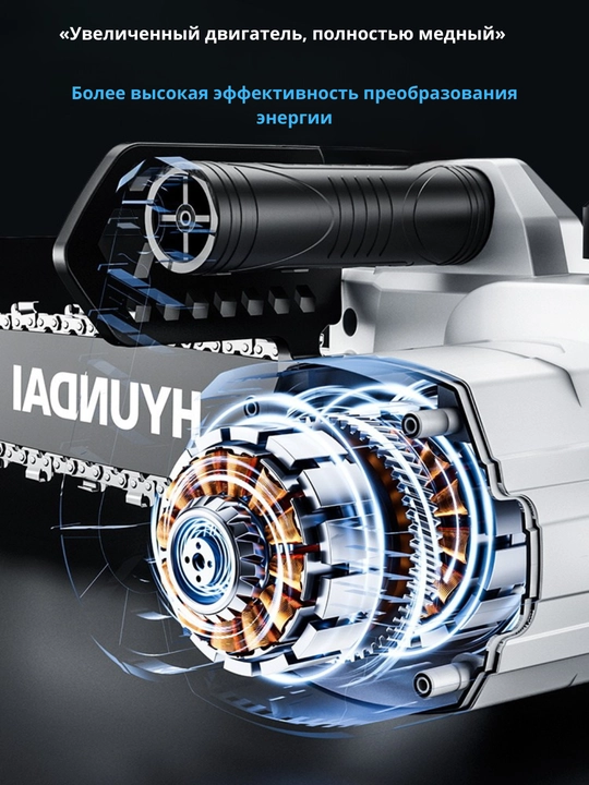 Elektr zanjirli arra 12/16 dyuymli, yuqori tezlikda ishlovchi HYUNDAI