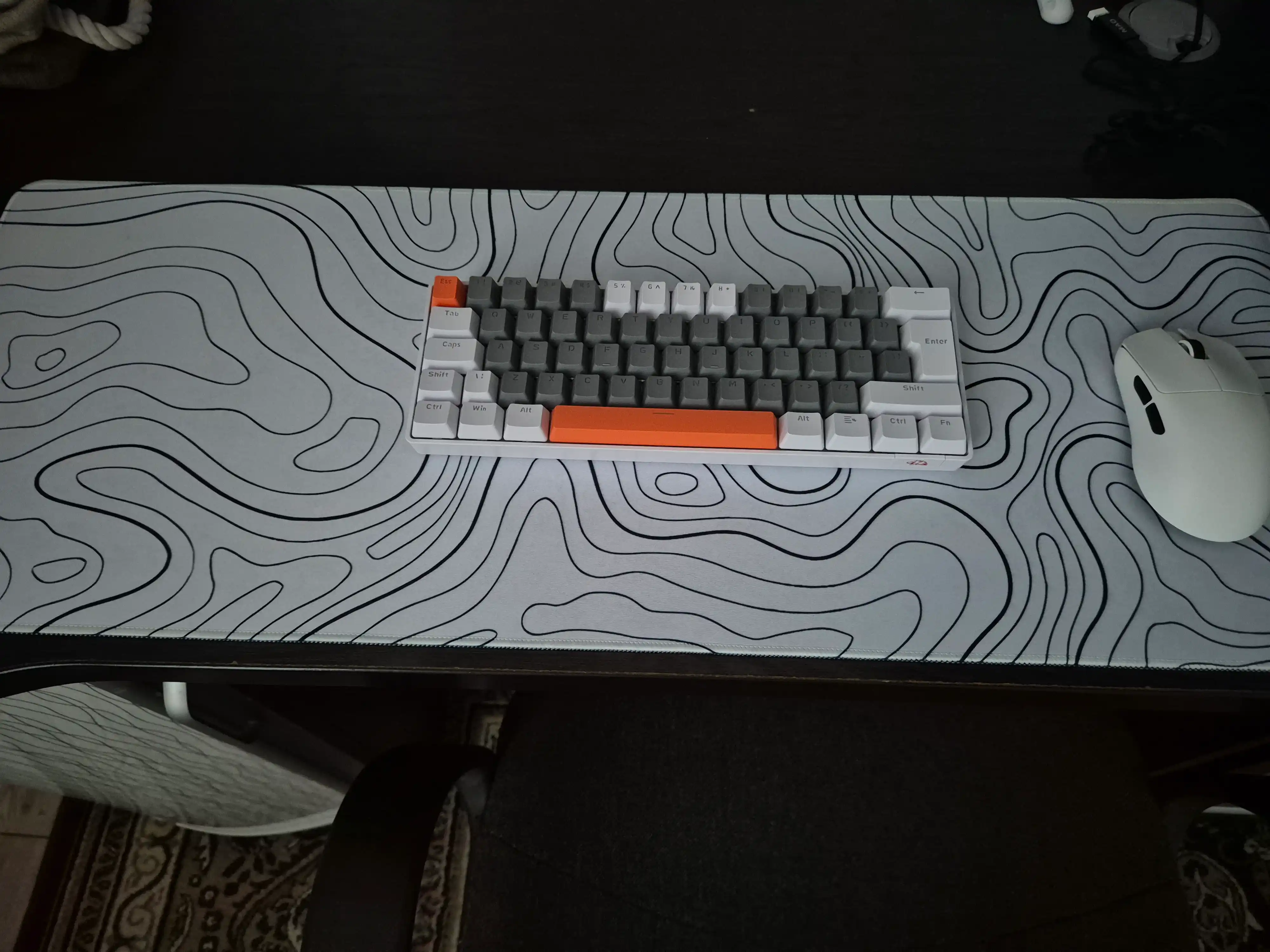 Игровой компьютерный коврик для мыши и клавиатуры, 80 * 30 cм