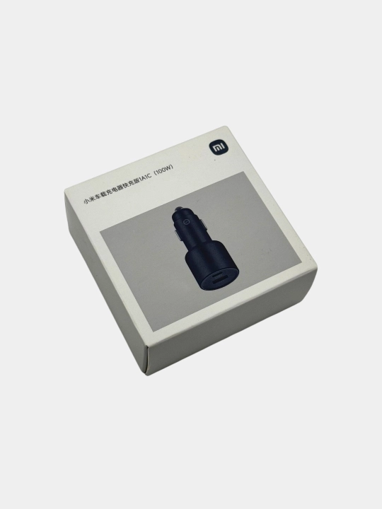 1 Type-c va 1 USB portli 100 Vt quvvatli avtomobil zaryadlovchi model mi 1A1C