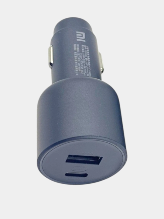 1 Type-c va 1 USB portli 100 Vt quvvatli avtomobil zaryadlovchi model mi 1A1C