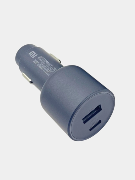 1 Type-c va 1 USB portli 100 Vt quvvatli avtomobil zaryadlovchi model mi 1A1C