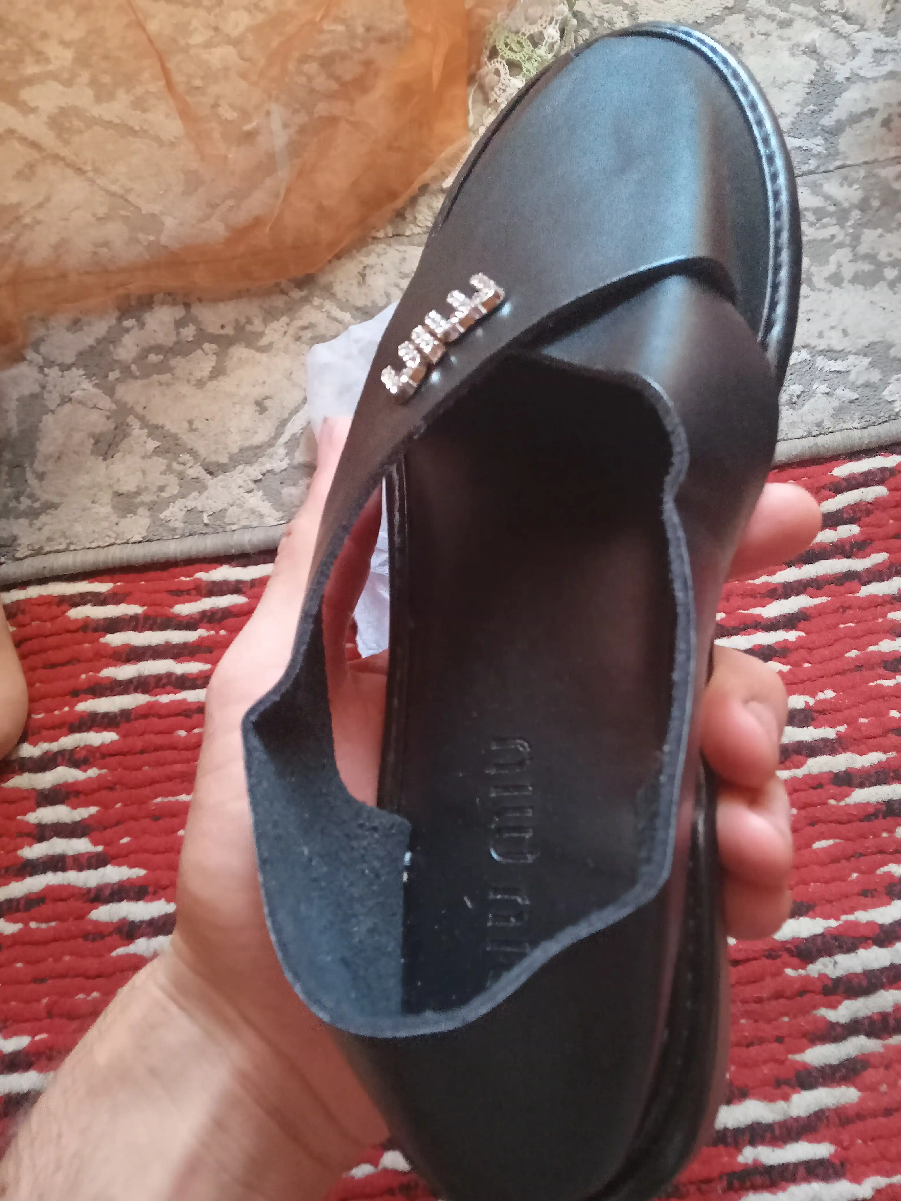 Ayollar oyoq kiyimi, yozgi shippaklar, MIU dekorli, 4 rangda, 36–40 o'lchamda