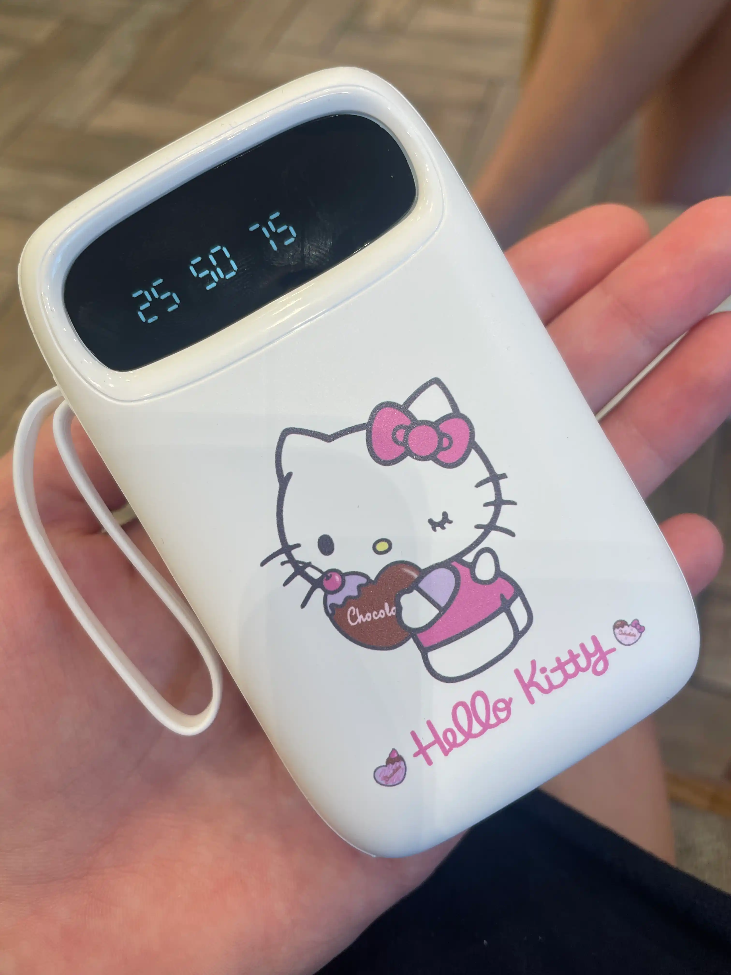 Jazibali PowerBank Hello Kitty, Kuromi, Cinnamonroll, Melody, 10000mAh, 4 ta kabel bilan