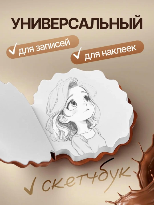 Блокнот с ароматом, ежедневник, записная книжка, тетрадь, 80 листов