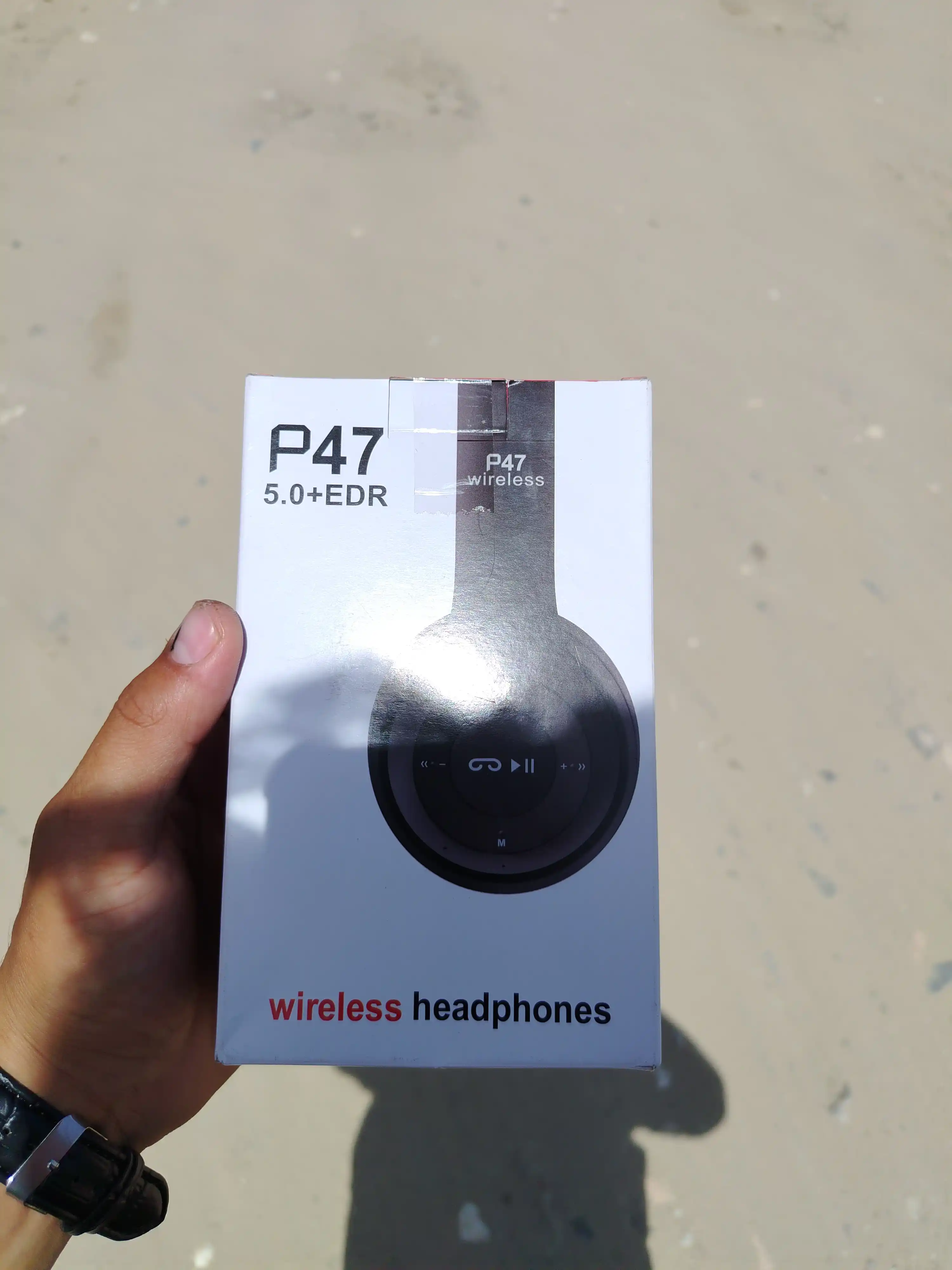 Simsiz quloqchinlar P47, Bluetooth 5.0, yig'iluvchan, mikrofon bilan, shovqinsiz