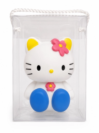 Игрушка фигурка кошечка в прозрачной подарочной коробке — ERKINVE-CATTOY1
