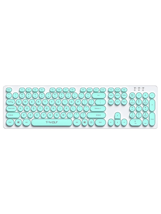 T-WOLF TF770 RGB o‘yin klaviaturasi va sichqonchasi, 104 tugmali, USB, RGB yoritgichli