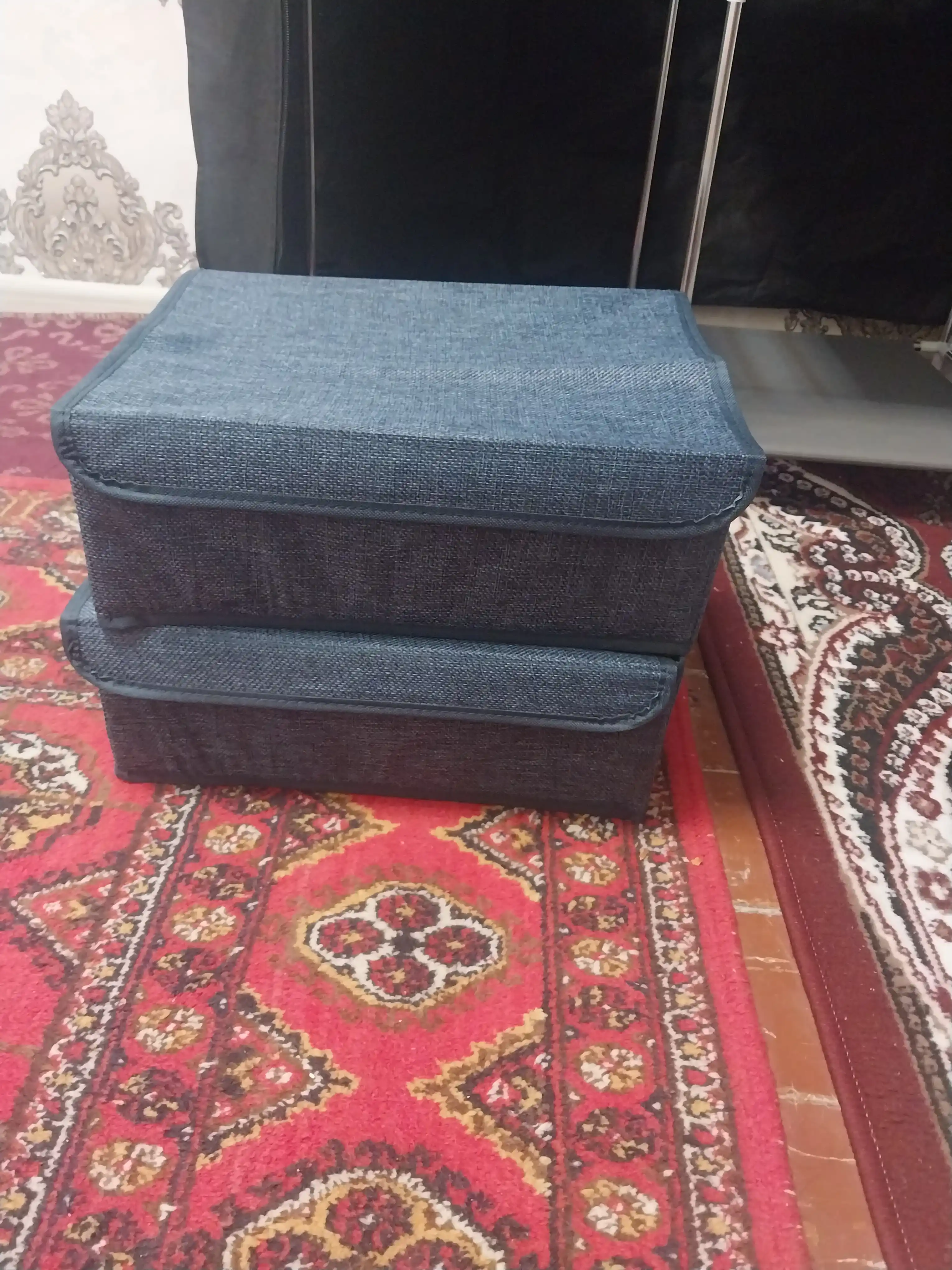 Organayzer ichki kiyim va paypoq uchun FORRIS HOME, yig‘ma, qopqoqli, 13/17 katakli