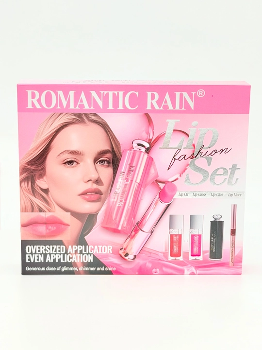 Набор бальзамов для губ Romantic Rain, подарочный, 9 разных бальзамов для губ