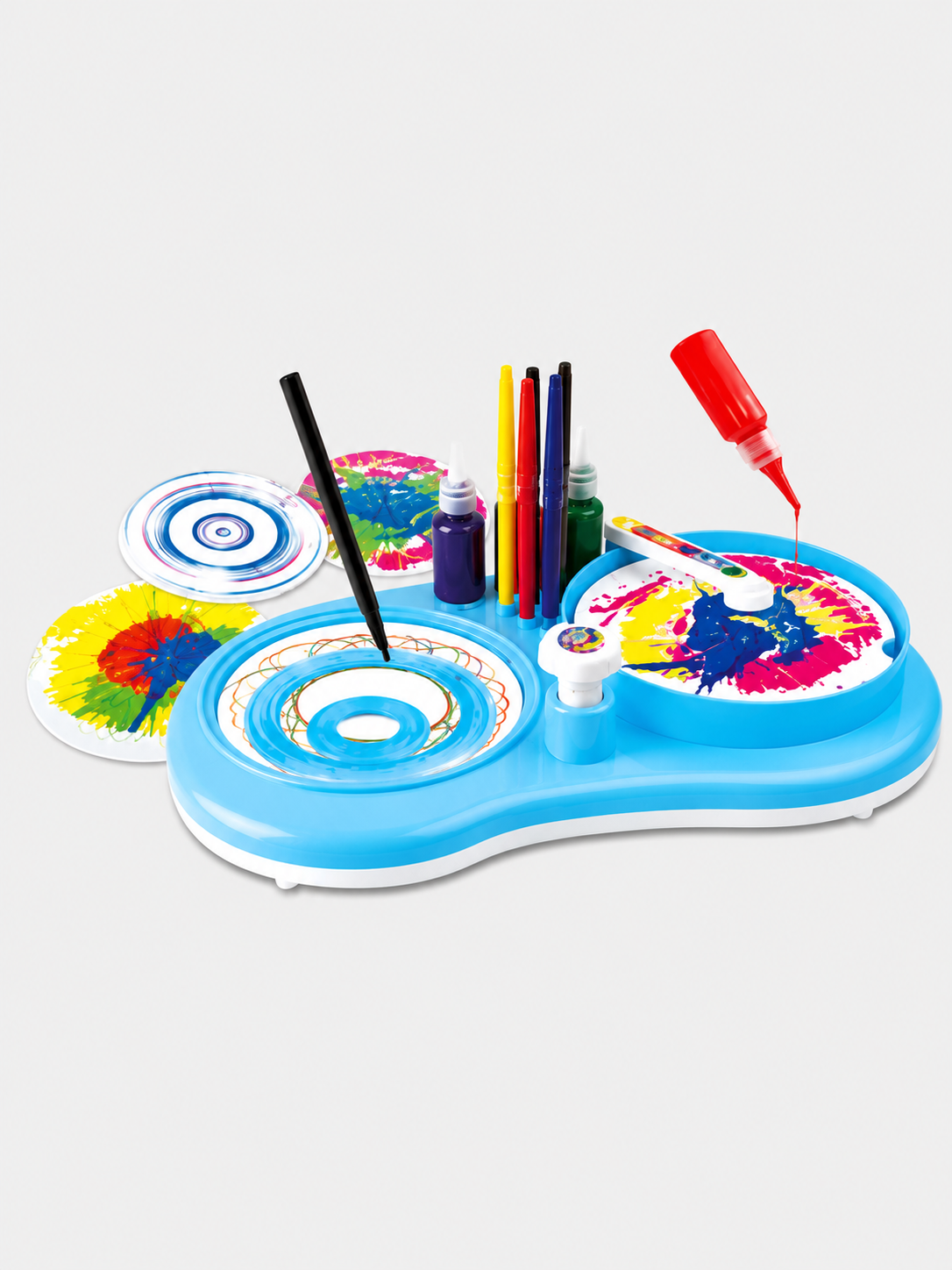 Spin & Spiral Art – rang-barang spiral rasmlar yaratish uchun ijodiy to‘plam