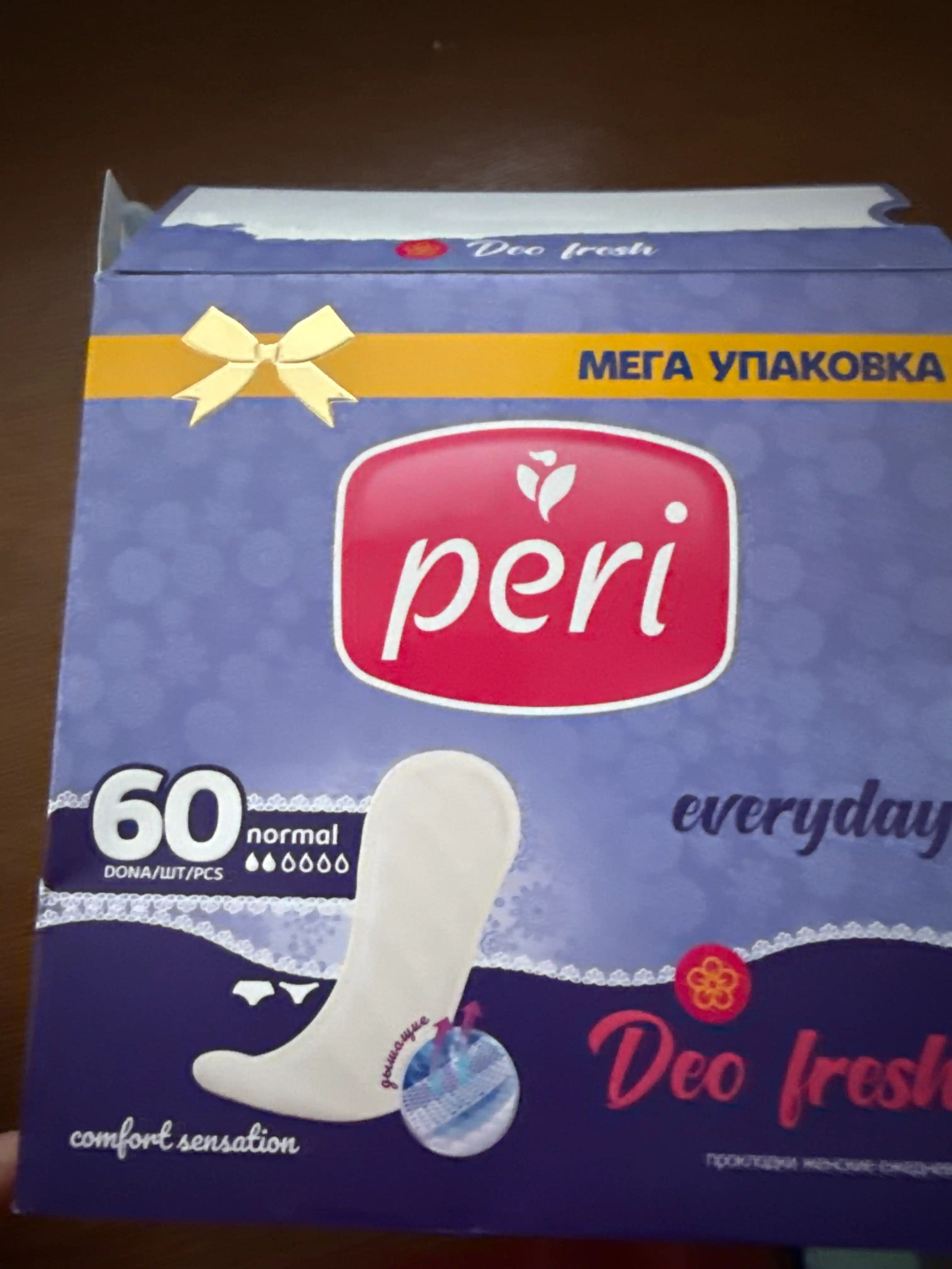 Ayollar kundalik prokladkalar Peri Deo, 60 dona