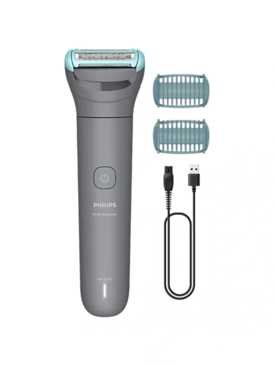 PHILIPS BG3480/15 Bodygroom Series 3000 — триммер для тела, влажное и сухое бритьё
