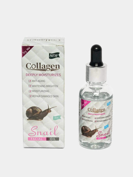 Collagen snail база под макияж с коллагеном для лица, основа, омолаживающая - 
