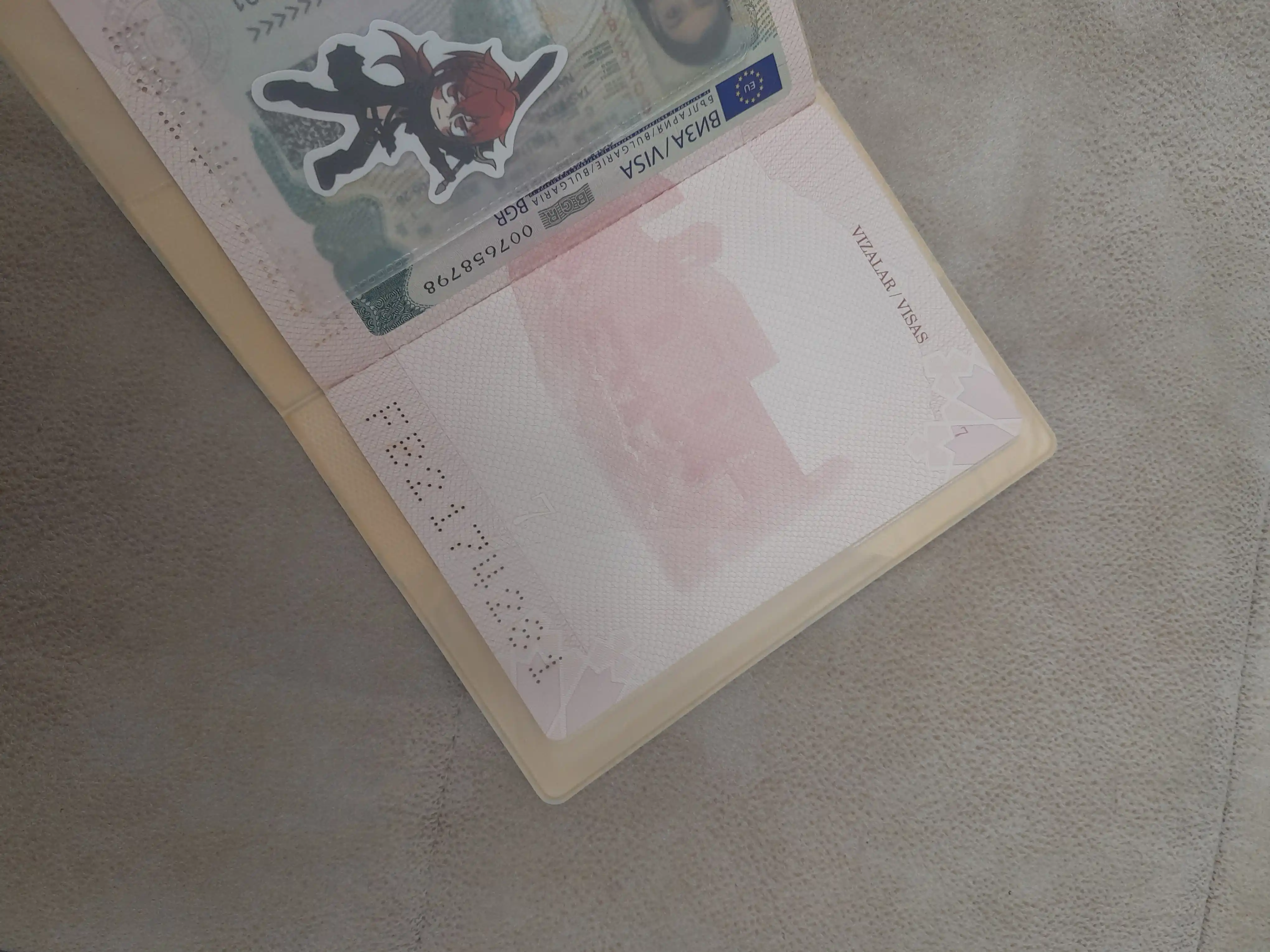 Xalqaro pasport uchun g'ilof