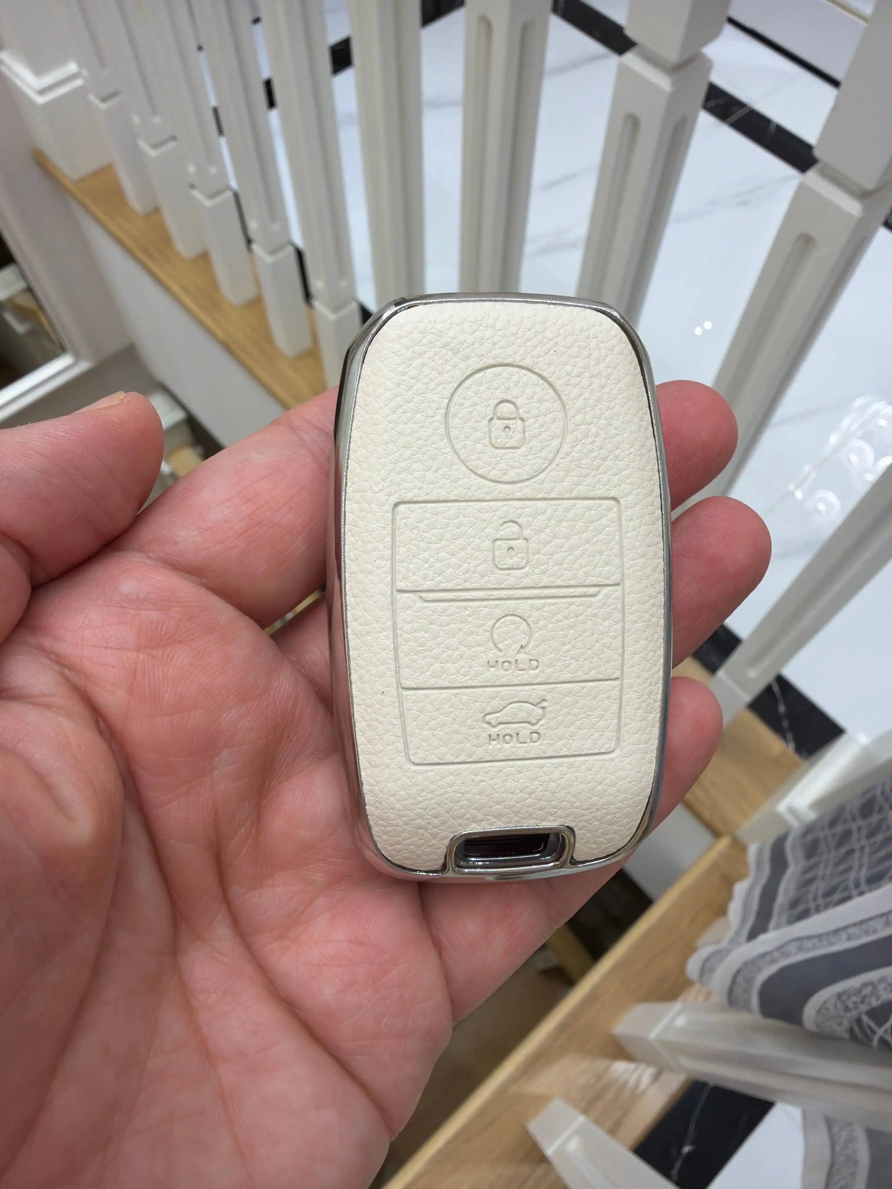 Чехол для пульта, ключа KIA K5/K8/K9/Sorento/Sportage, из эко кожи и ТПУ