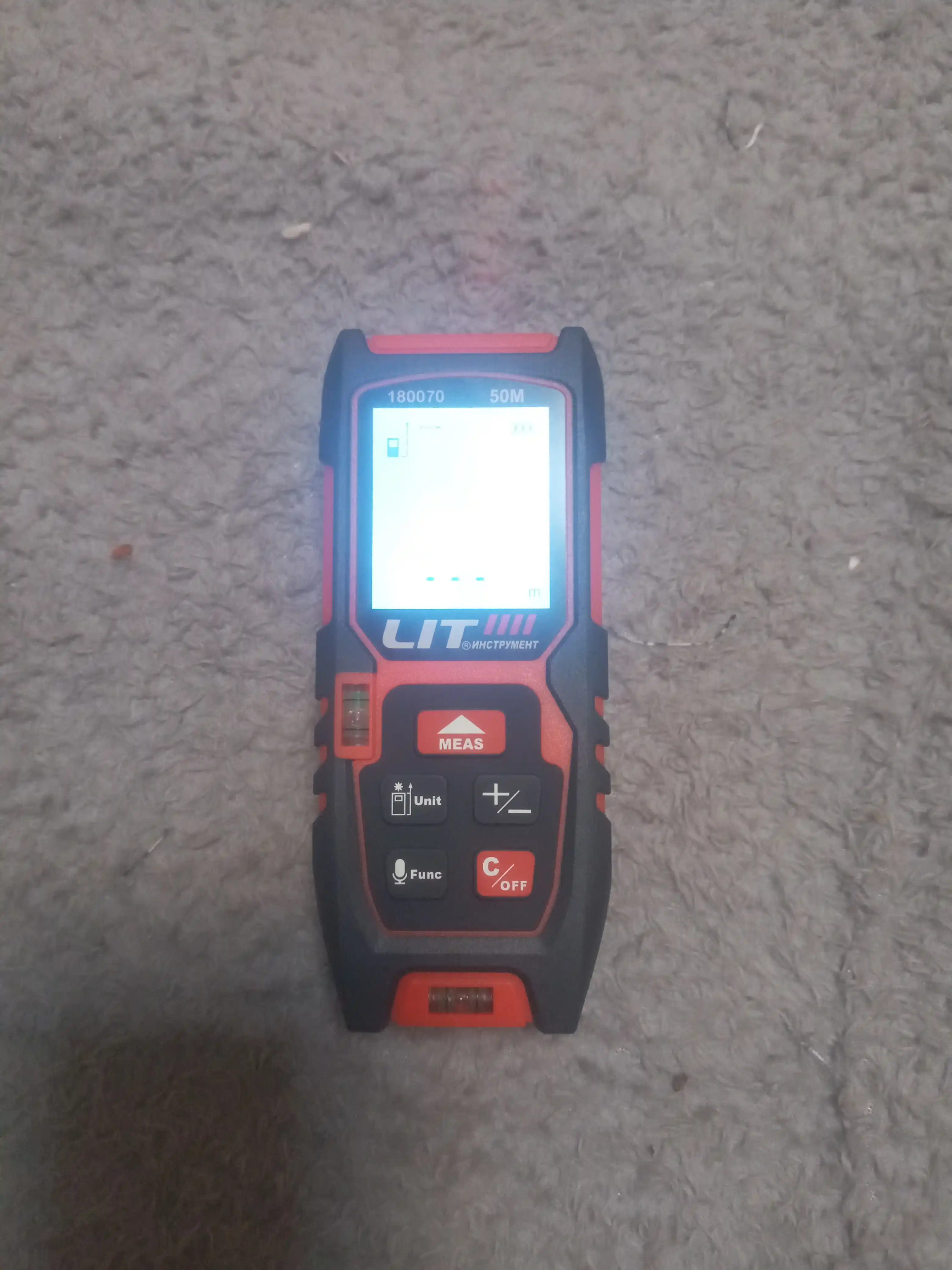 Lazer metr LIT, 50/70/100/120 metr, ko‘p funksiyali masofa o‘lchagich