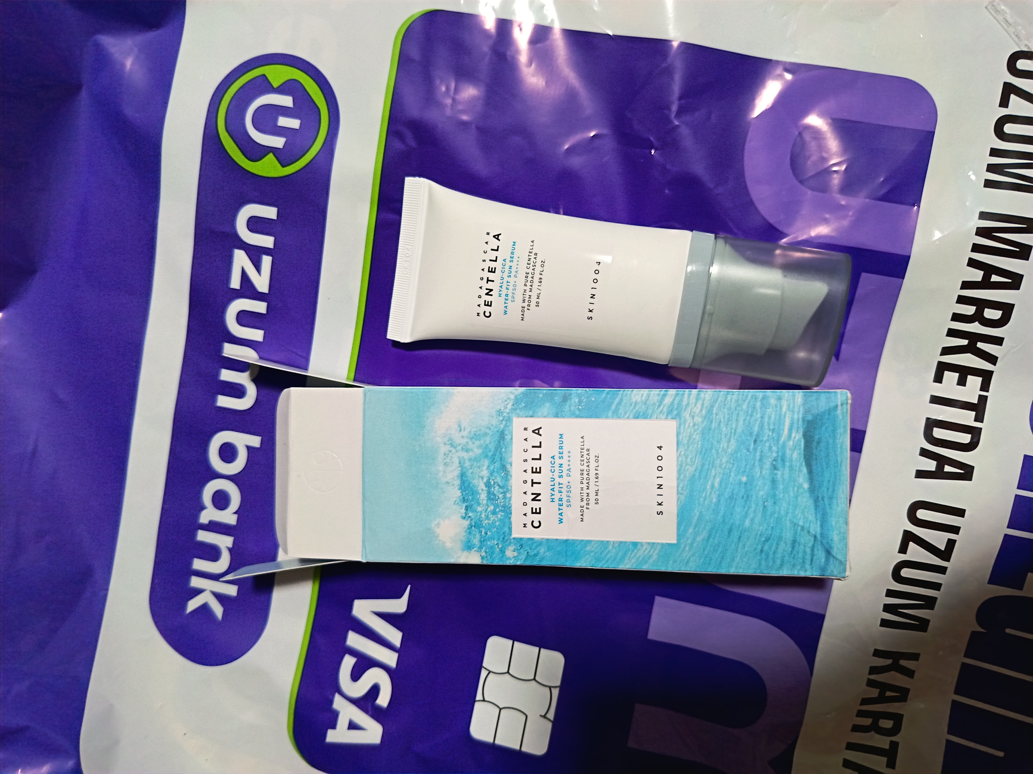 Солнцезащитный крем с центеллой SPF 50+ Skin1004 Madagascar Centella SPF50+ PA++++, 50 мл