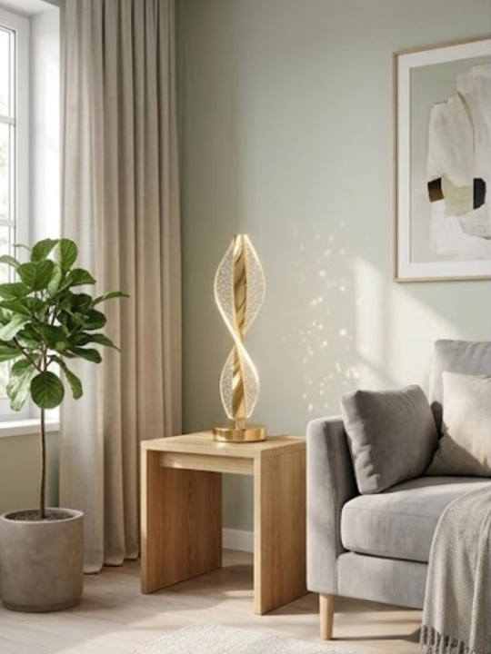 LED stol lampasi, tungi chiroq yotoqxona va mehmonxona uchun, zamonaviy spiral  lampochka