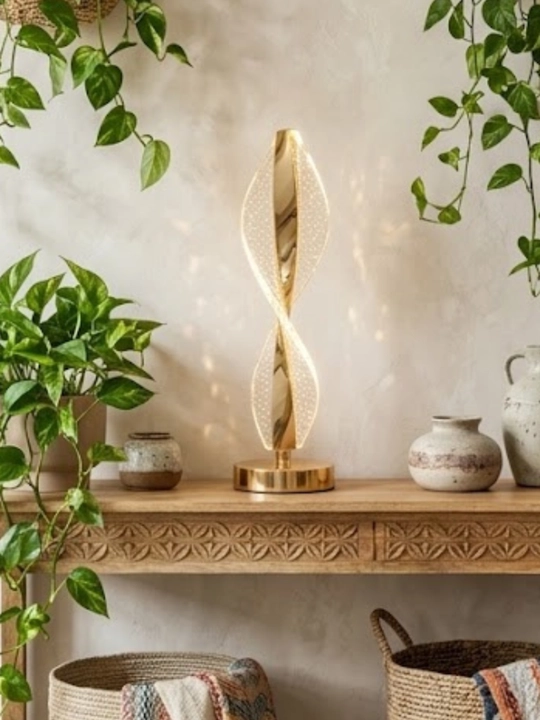 LED stol lampasi, tungi chiroq yotoqxona va mehmonxona uchun, zamonaviy spiral  lampochka