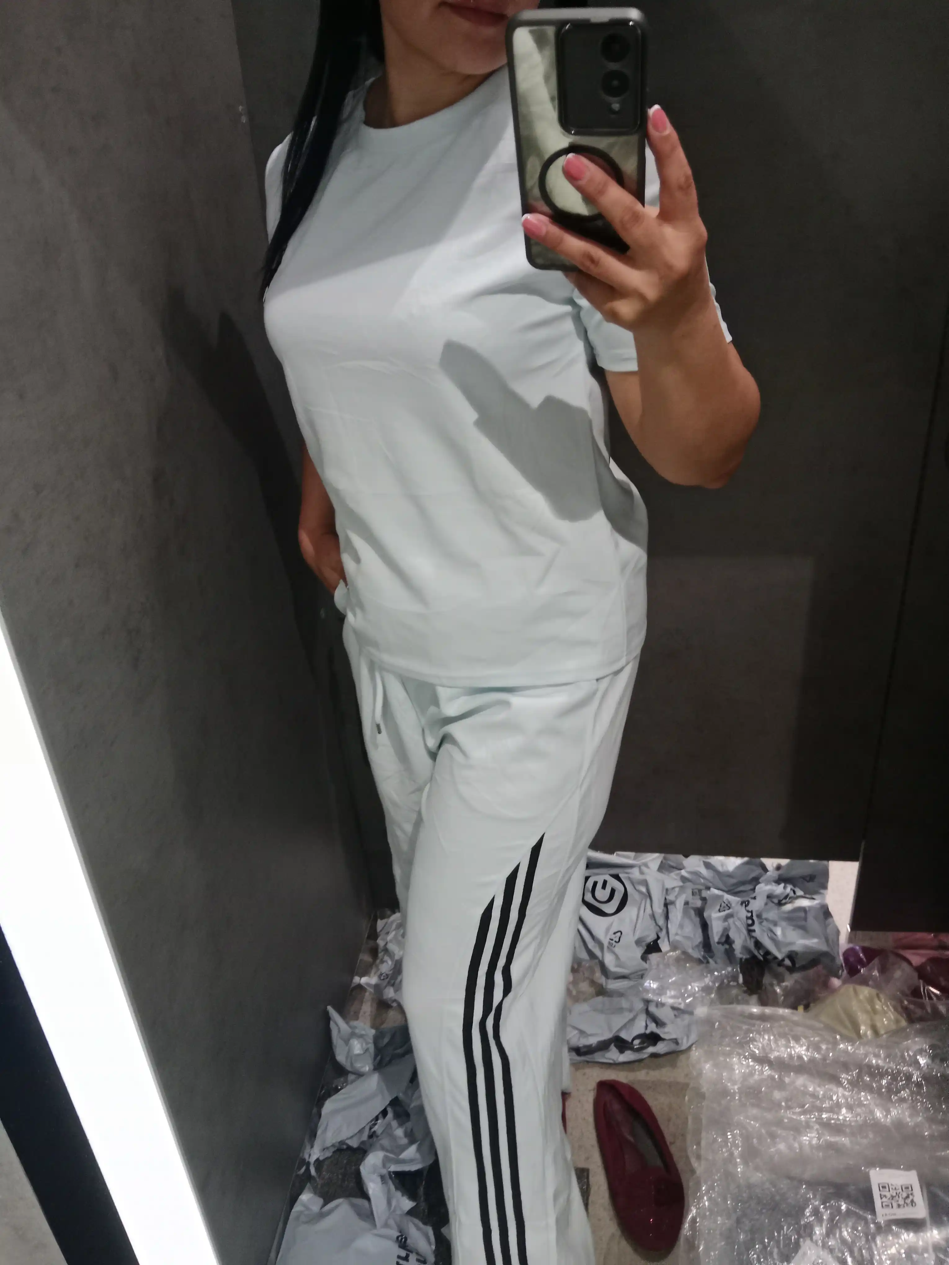 Ayollar sport kostyumi, 2tasi1, futbolka va shim, yozgi paxtalik to‘plam, standart 46-52