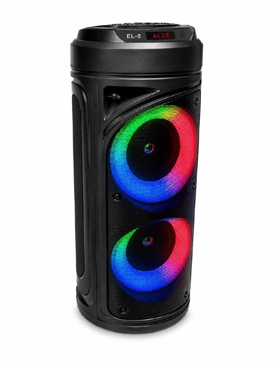 Bluetooth karnay, portativ kolonka, mikrofonli speaker, EL-8, karaoke karnay, LED kolonka