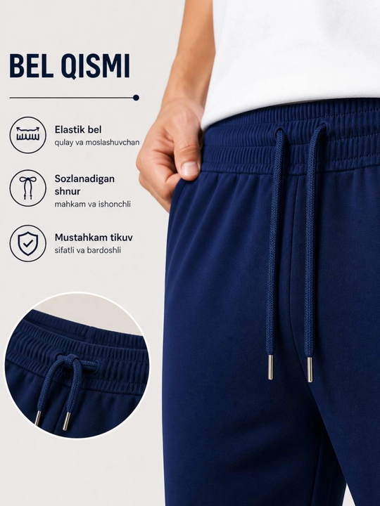 Erkaklar yozgi trikotaj sport shimi, joggerlar, triko, erkaklar trikosi