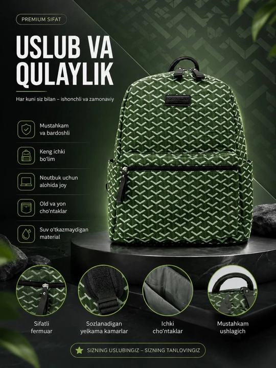 Goyard ryukzak erkaklar uchun - 