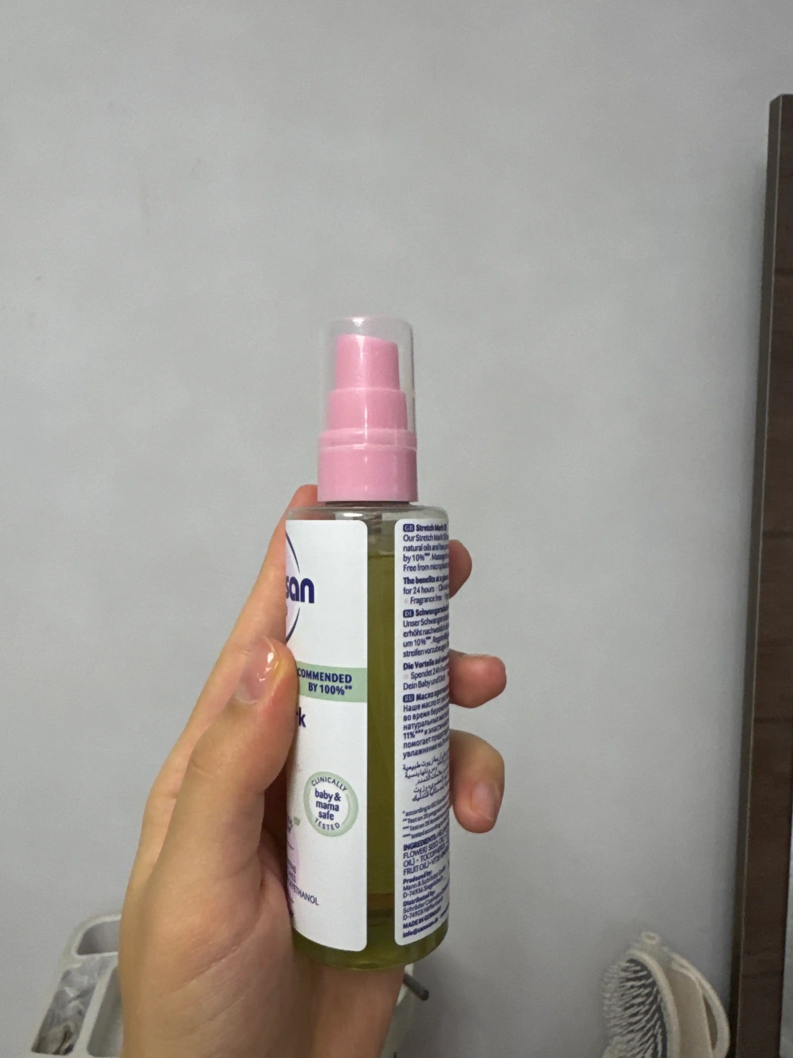 Cho'zilgan belgilar uchun Sanosan Mama yog'i, 100 ml