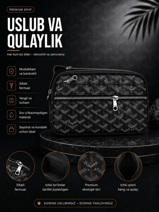 Erkaklar uchun GOYARD barsetkasi - 