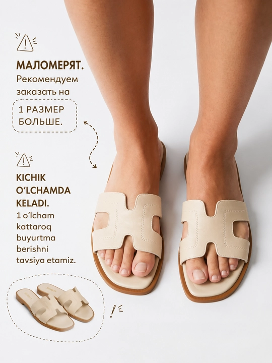 Yuqori sifatli ayollar shippaklari, Hermes shippaklari, ayollar poyabzali, 36-41 malomerka