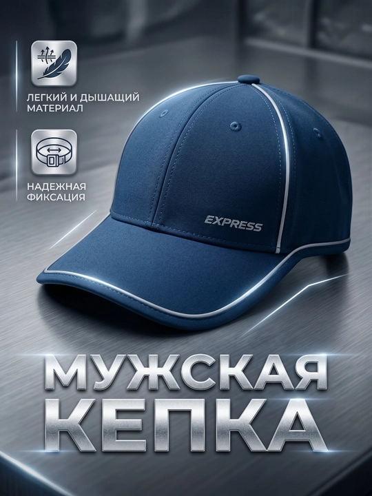 Современные фирменные кепки Express для мужчин и женщин