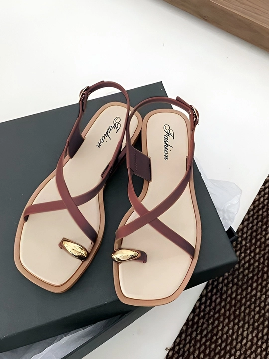 Ayollar uchun yozgi sandal – Yengil, zamonaviy sandal 35-43 razmer, Kundalik va sayr uchun - 