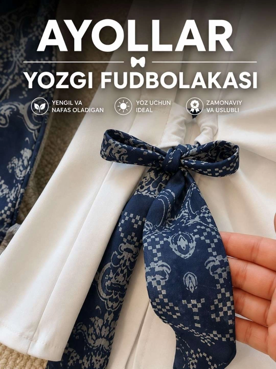 Zamonaviy ayollar va qizlar belbog‘li futbolkasi, bahor va yoz uchun futbolka