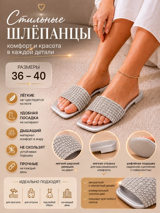 Strazli ayollar shippagi, poshnasiz yozgi, sayr qilish uchun qulay poyabzal, 36-40