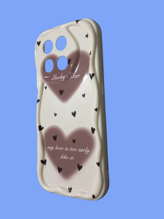 Honor X 7D smartfoni uchun g‘iloflar, gulli dizayn, romantik uslub, atirgullar bilan