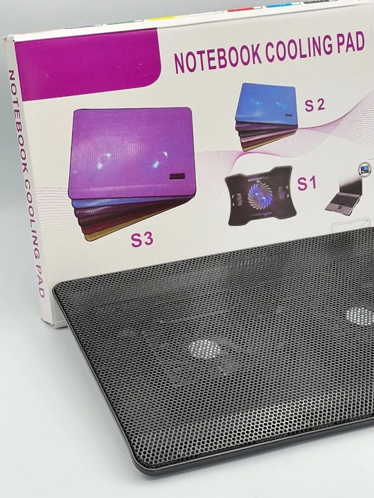 N99 CoolerPad noutbuk sovutgichi, LED yoritgichli, 2 ta USB port, 17 dyuymgacha