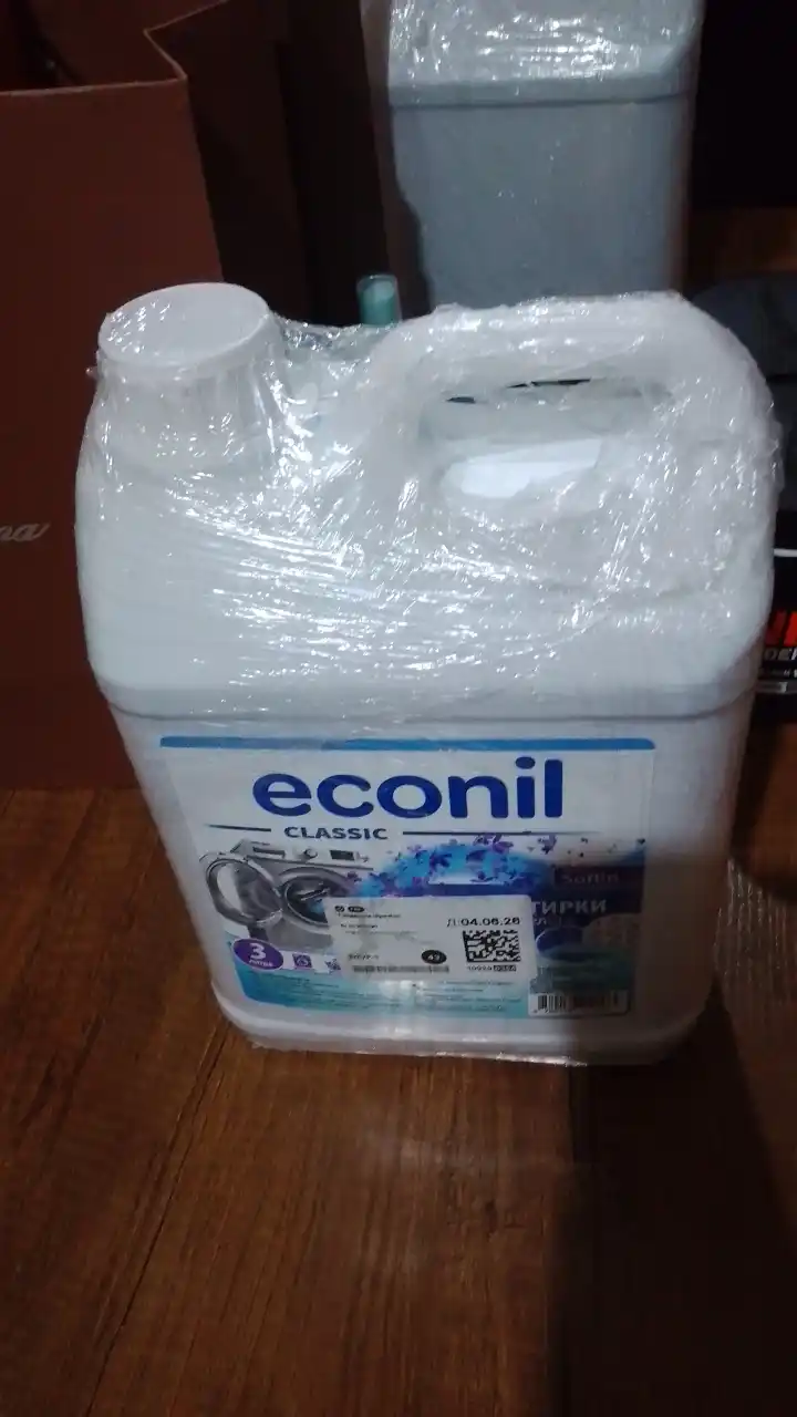 Econil kir yuvish geli 3 l, suyuq kir yuvish kukuni