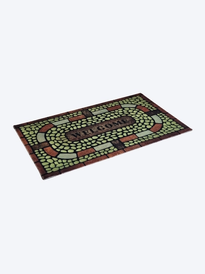 Ofis, do'kon, eshik oldi uchun sirpanmas chang yutuvchi gilamchalar 120x80 cm, 75x45 cm