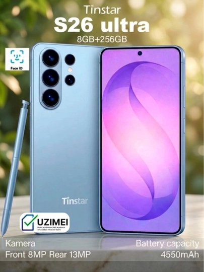 Смартфон S26 Ultra T666, 8 ГБ + 256 ГБ, аккумулятор 4550 мАч — APPLU-T666-ЛЕДЯН