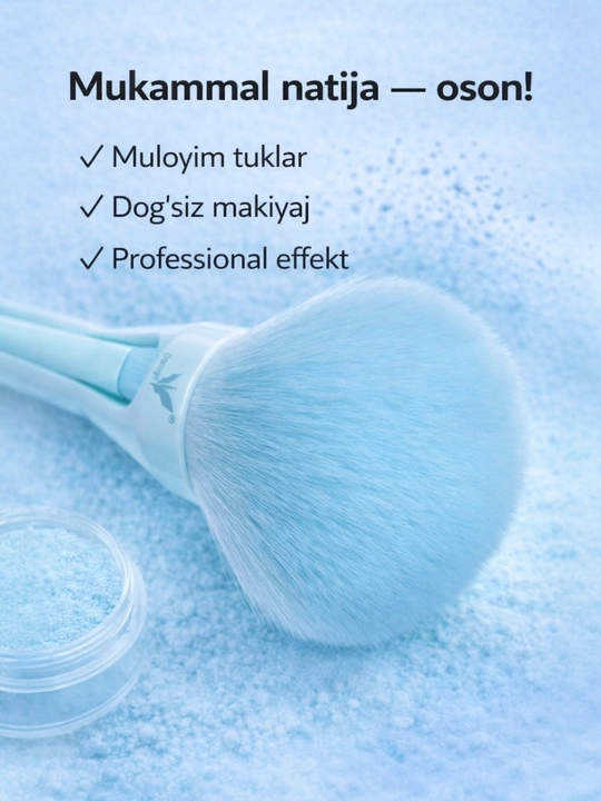 Makiyaj uchun cho'tka 4tasi 1da