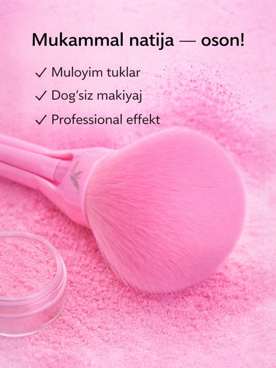 Makiyaj uchun cho'tka 4tasi 1da
