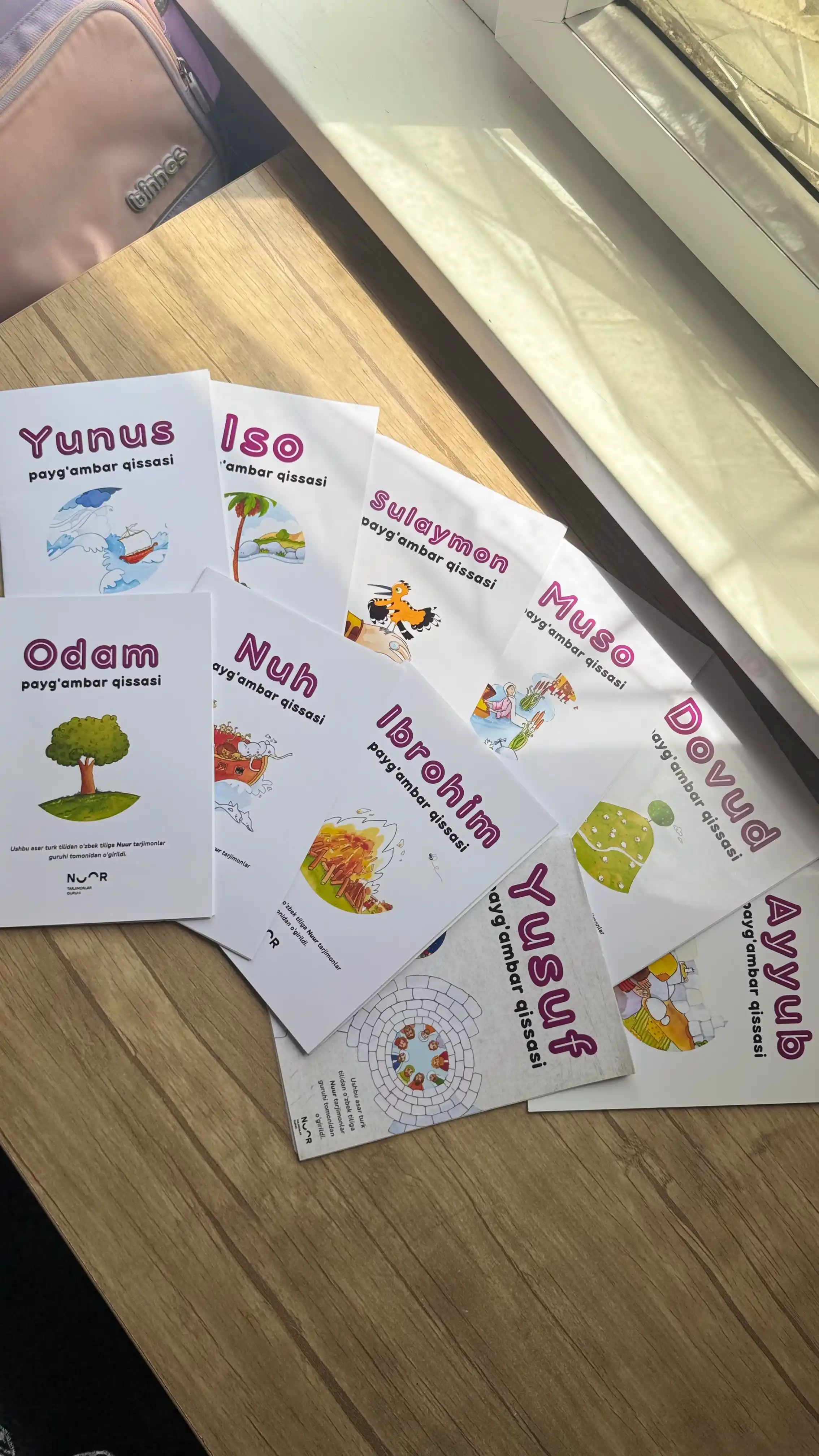 Payg'ambarlar tarixi qissalari, bolalar uchun rasmli kitoblar 10 ta payg'ambar