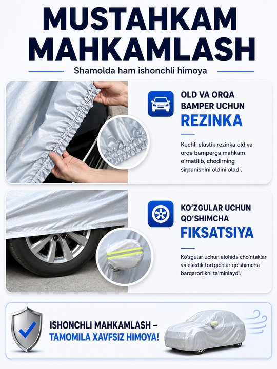 Avtomobil uchun tent, barcha mavsumiy himoya chodiri, BYD, KIA, Chevrolet, Haval uchun