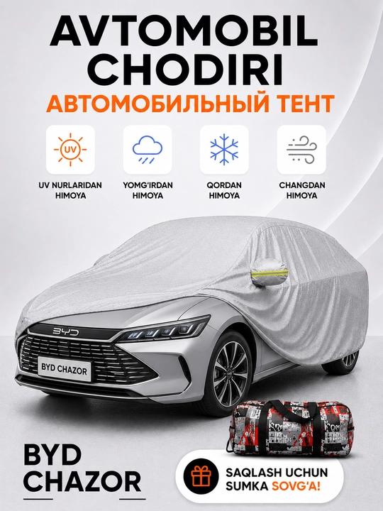 Avtomobil uchun tent, barcha mavsumiy himoya chodiri, BYD, KIA, Chevrolet, Haval uchun - 