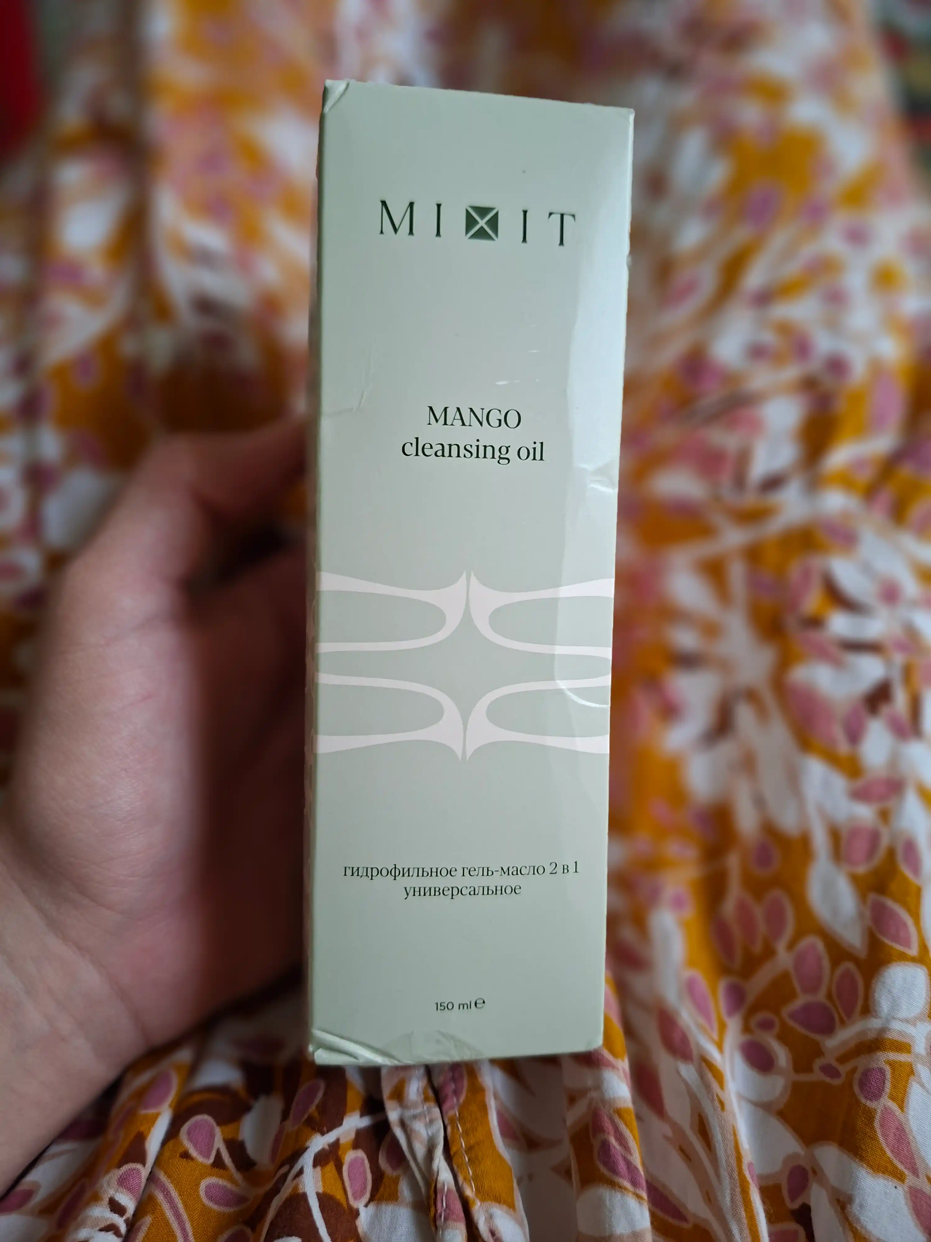 MIXIT Гидрофильное гель-масло для умывания Манго 150 мл