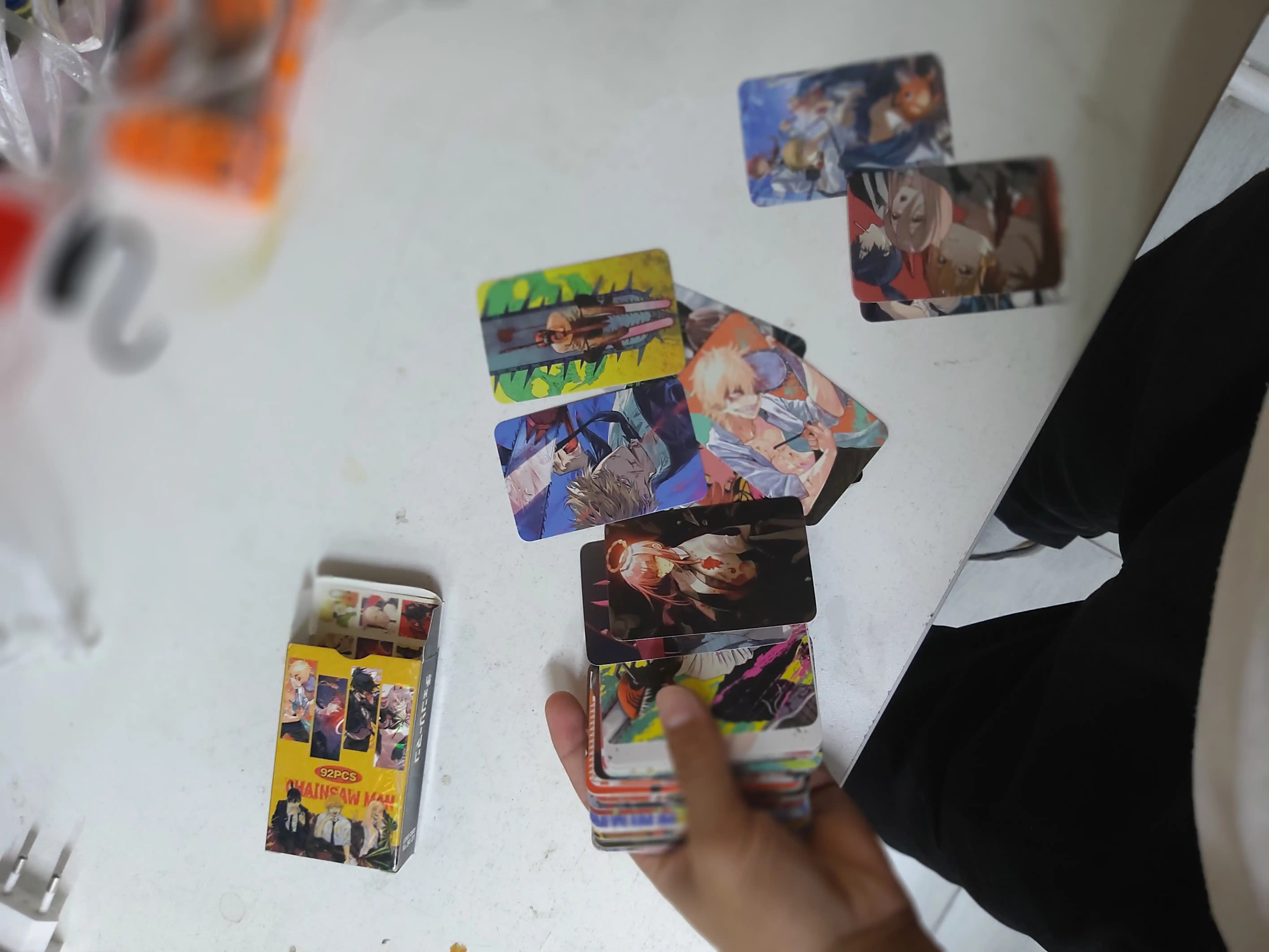 Lomo карты Аниме 60 шт + 32 стикера Genshin, One Piece, Jujutsu, Pokémon и др